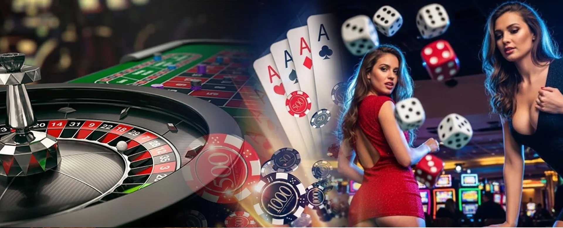 taya365 Casino luxurious gaming lounge with gold and black theme